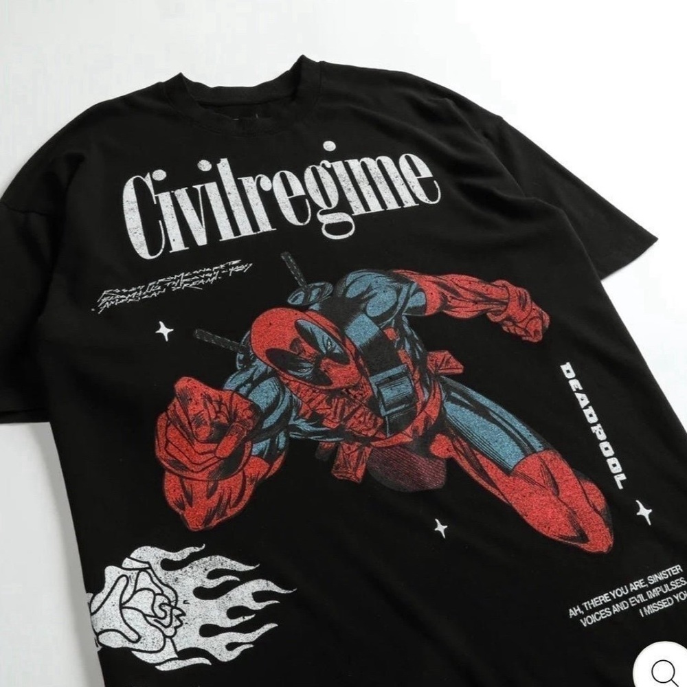 CIVIL REGIME BY DARC SPORT & MARVEL DEADPOOL ( OG CIVIL 1ST COLLB)  ~ MEDIUM